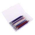 【High Cost-Performance】 New 40pc Heat Eraable Pen High Temperature Diappearing Fabric Refill with Box.