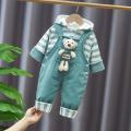 Baby Girl Jumpsuit Winter Baby Spring and Autumn Clothes Male Newborn Suits6Romper0Suspender Pants3Months1Years Old. 