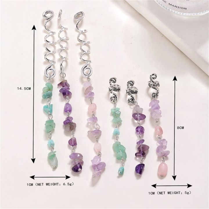 Colorful%20Stone%20Pendant%20Spiral%20Hairpins%20Antique%20Silver%20Snake%20Hair%20Rings%20Clip%20for%20Braids%20Bohe%20Ethnic%20Hair%20Jewelry%20Accessories%20Gift%20-%20Image%203
