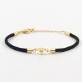 2023 Hot Stainless Steel Heart Rope Charm Bracelets Women Colorful Adjustable A-Z Letter Bracelet For Women Jewelry Gift.