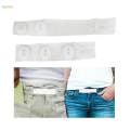 2 Packs Pants Button Extenders Adjustable Buckle Button Jean Waist Extenders for Skirts Pants. 