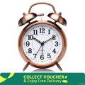Explore The Bronze Perfect Kids' Bedroom Alarm Clock - A Heavy Copper Twin Bell Alarm Clock, The Ideal Choice For Students' Bedrooms - wall clock.