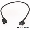 【In-Demand Item】 4Pcs RGB Extension Cable 12V 4 Pin to 4Pin Female ARGB Connector Adapter Cable for Computer Fan Motherboard LED Strip.