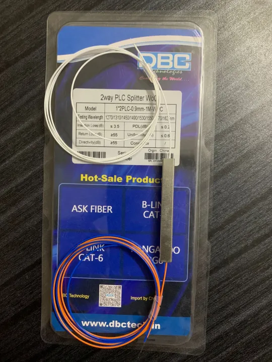 DBC FTTH 1:2/1:4/1:8/1:16 optical fiber PLC splitter without connector