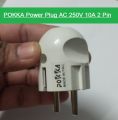 PKKA Electrical Power Plug AC 250V 10A 16A 2 Pin Round European Standard EU Male Plug Power Adapter AC Power Connector Cable Cord Male Plug. 