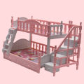 (New)Pretend Play Acceorie Multifunctional Play Houe Toy Mini Bed. 