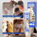 Pet skin care cream ringworm mite treatment remove fungus soothe itch skin allergies dermatitis relief cat mite removal ointment. 