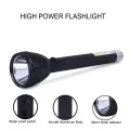 Long Range High Power Led Torch Light With Battery Charging Indicator - Illuminate Your Path With This Powerful Torch Light. 