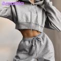 Women Hoodie Pants Set Cozy Women's Hoodie Sweatpants Set for Fall/winter 2 Piece Outfit with Drawstring Waist Thick Material Stylish Tracksuit for Winter Jogging Pantsuit.