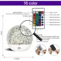 Dynamic Water Ripple Projector Night Light Crystal Lamp Decor Home Bedroom Aesthetic Atmosphere Holiday Novelty Gift Spinner Led. 