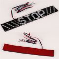 Red Color Waterproof High brightness Motorcycle Stop Brake Turn Signal License Plate Light Useful Car Truck. 