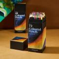 12-72 PCS Wooden Colored Pencils Set Art Supplies For Artist Drawing Writing Back To School Cute Korean Stationery Amour zii.