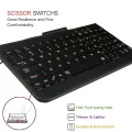 Wired English Keyboard for TESCO Hudl 2 8.3"/Hudl 7 Inch/Windows Connect 7 8  Anti-fingerprint USB Keyboard+Bracket. 