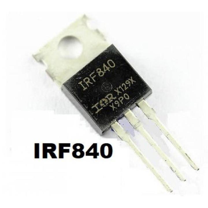 IRF840 500V 8A 75W N-Channel Power MOSFET 3 Pin IC - Powerful IRF840 500V 8A 75W Power Transistor Field Effect MOSFET for Electronic Components