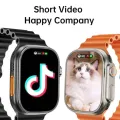 Ws9 Ultra  Android Smartwatch SIM Card WiFi Support with Retractable Rotating Camera Smart Watch. 