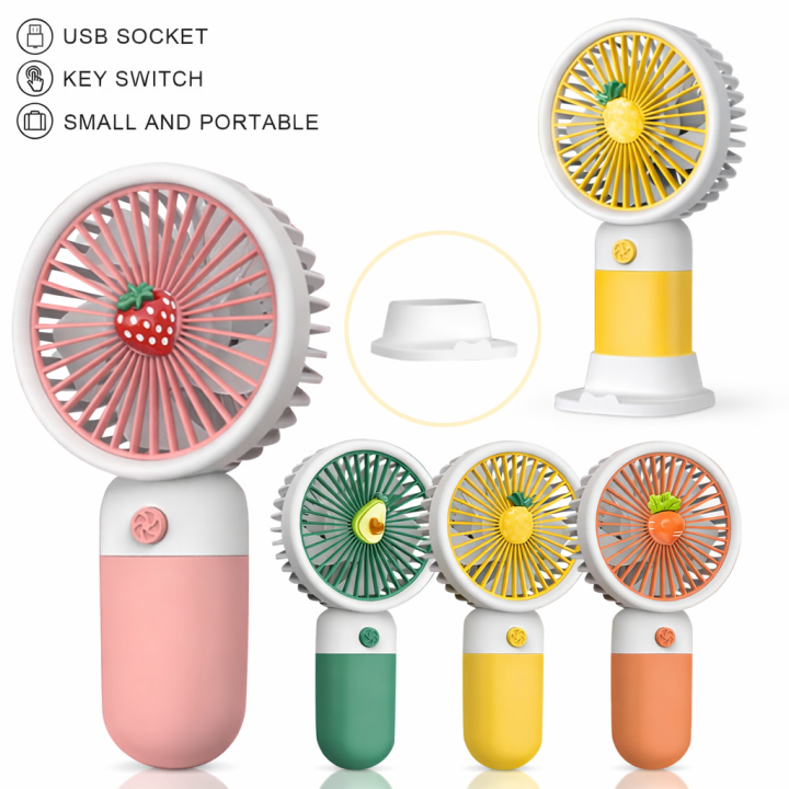 Mini%20Portable%20Handheld%20Fan%20USB%20Rechargeable%20Strong%20Wind%20Cute%20Cartoon%20Fruit%20Design%20with%20Phone%20Holder%20&%20Base%20-%20Image%203