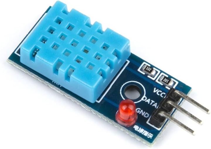 DHT11 Temperature and Humidity Sensor Module with LED & Cable for ...