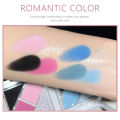 NYL Four Colors Eye Shadow Plate Ocean Blue Warm Spring Pink Eye Shadow Waterproof Eye Shadow Plate Eyeshadow Shimmer Glitter. 