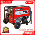 KOSHIN 5.5kVA Honda Engine Petrol Generator GVH-7000S, honda generator, 5kw generator, gasoline generator.