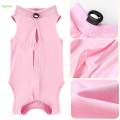 Cat Recovery Suit Outfits Prevent Licking Pets Clothes for After Spay Kitten Pink S.