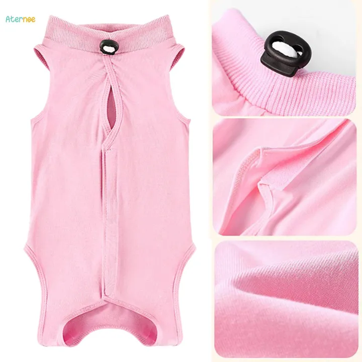 Cat%20Recovery%20Suit%20Outfits%20Prevent%20Licking%20Pets%20Clothes%20for%20After%20Spay%20Kitten%20Pink%20S%20-%20Image%204