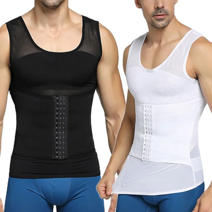 Men%20Shapewear%20Hook%20Eye%20Closure%20Adjustable%20Tummy%20Control%20Vest%20Waist%20Trainer%20Slimming%20Abdomen%20Tank%20Top%20Breathable%20Mesh%20Body%20Shaper%20-%20Image%203