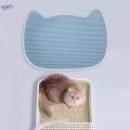 Cat Litter Mat, Double Layers Litter Trapping Mat, Durable Waterproof Scratch Resistant Large Blue. 