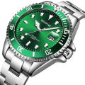 TMFPQ Foreign Trade Fully Automatic Water Ghost Waterproof Stainless Steel Buckle Super Strong Night Glow Non Mechanical Men's Watch. 