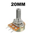 1ps- B1K 1K Ohm WH148 3Pin Linear Potentiometer Pot Shaft 20mm Mono Volume   Controller. 