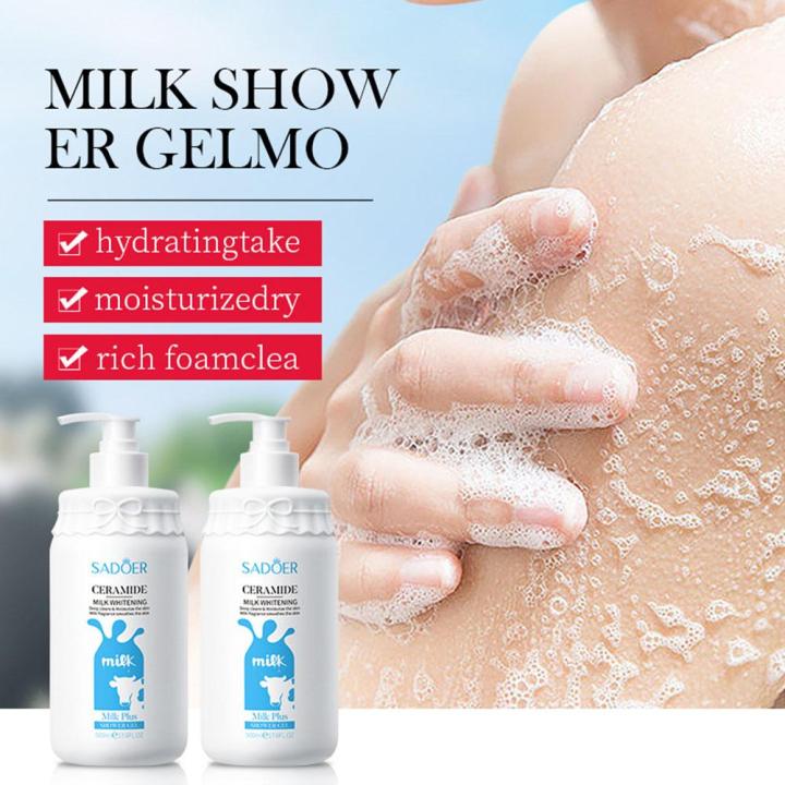 Goat Milk Niacinamide Rejuvenating Body Wash Mousse Fragrant Stay Beauty Wash Shower Shower Deep Cream Cleansing Gels Body N4z4