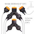 Garden Durable 4/7mm Hose Micro Drip Irrigation System Automatic Watering System Sprinkler for Lawn Potted Plant Greenhouse.
