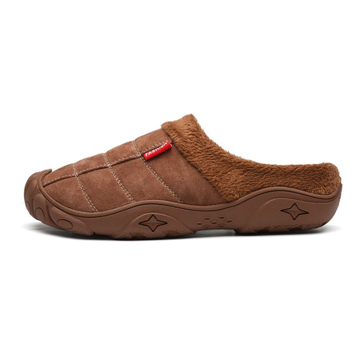 XIHAHA%20High%20Quality%20Slippers%20Men's%20Winter%20Shoes%20Soft%20Man%20Home%20Slippers%20Cotton%20Shoes%20Fleece%20Warm%20Anti-skid%20Man%20Slippers%20Sandals%20-%20Image%205