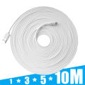 Long Micro USB Monitoring Cable 1 3 5 10m Smart Camera Mobile Phone Power Supply Cable Extended Data Wire Microusb Charge Cable.