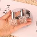 Mini Transparent Glass Perfume Spray Bottle Clear Glass Makeup Sub-Bottling Sample Bottle For Cosmetic Travel Portable.