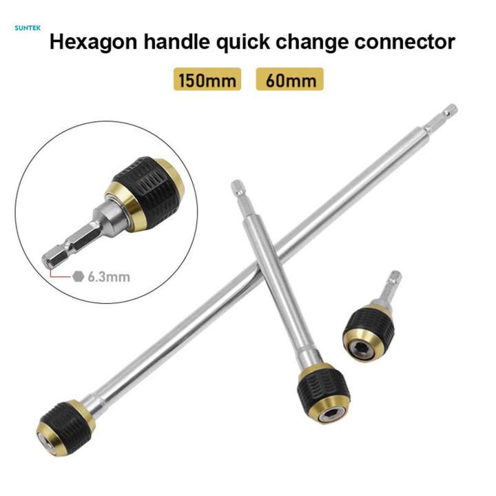 Drill%20Chuck%20Extension%20Adapter%201/4%20inch%20Accessories%20Comfortable%20-%20Image%202