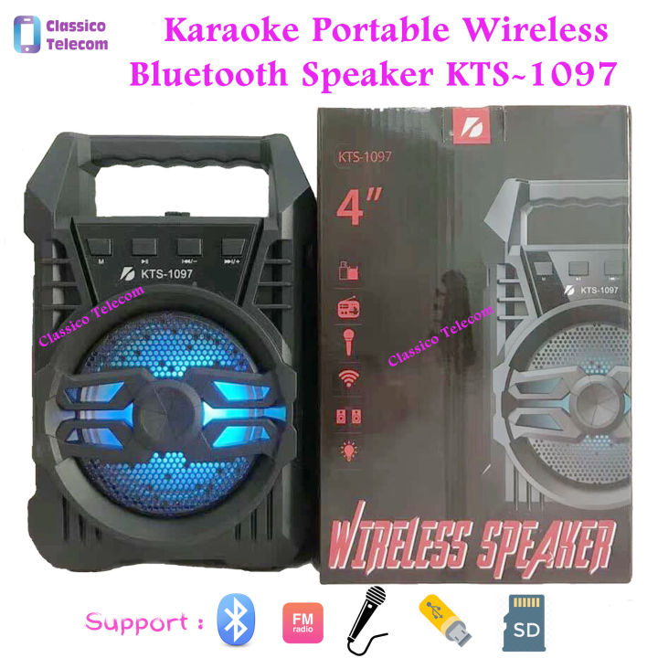 KTS-1097%20Karaoke%20Portable%20Wireless%20Bluetooth%20Speaker%20with%20microphone%20supported%20-%20Image%203