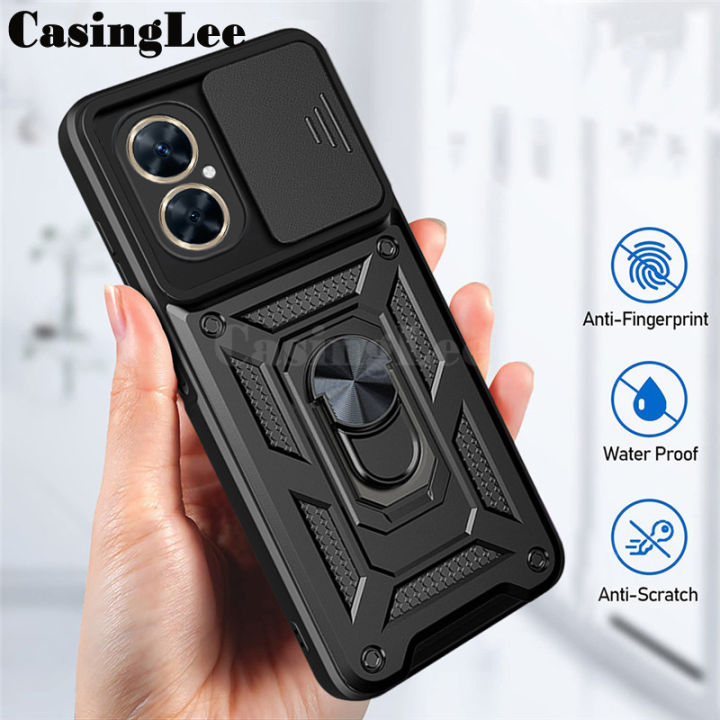 Xinyunew Custodia A Libro In Pelle PU Per Oppo Realme C67 4G, Rossa, Con Portafoglio, Slot Per Carte E Funzione Supporto, Chiusura Magnetica - 3