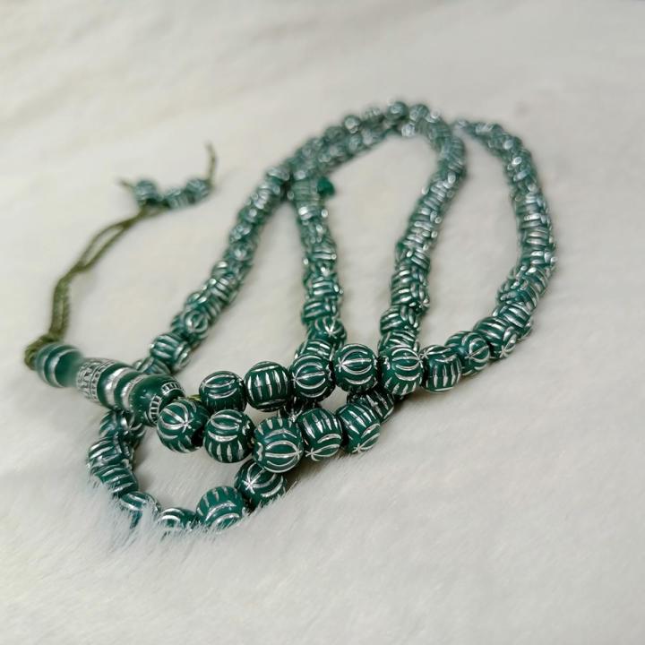 Tasbih - NEW Long Size High Quality Tasbih - GREEN - 1 ps