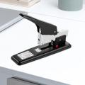Manual Desktop Stapler 200 Sheets Heavy Duty Stapler Portable Metal Binding Stationery Effortless Stapler for Office Dormitory minghao. 