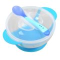 Random color -Baby Feeding Bowl with Spoon (1 Pcs).