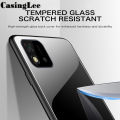 Casinglee For Realme C11 2021 case Glass silicon Full Protection Tempered Glass Back cover for OPPO Realme C11 2021 Phone cases For girls and Boys. 