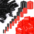 200 Pieces Rubber End Caps Flexible Screw Cap Covers Plastic Screw Caps In 9 Size. 