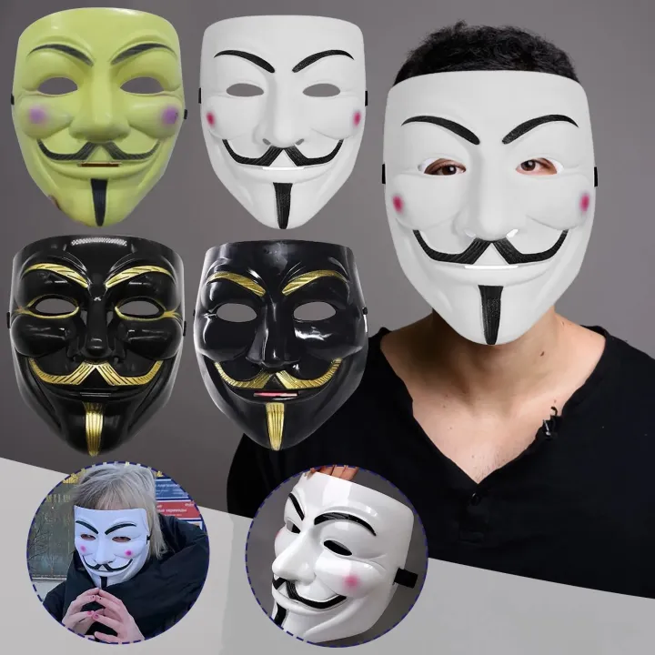 1pc%20Halloween%20Face%20Mask%20Black%20White%20V%20For%20Vendetta%20Hackers%20Cos%20Mask%20Halloween%20Cosplay%20Party%20Diy%20Masks%20Anime%20Anonymous%20Headwear%20-%20Image%203