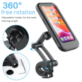 Waterproof TPU Touch Screen 360° Universal Adjustable Motorcycle Phone Mount Holder for Motorcycle and Bicycle.