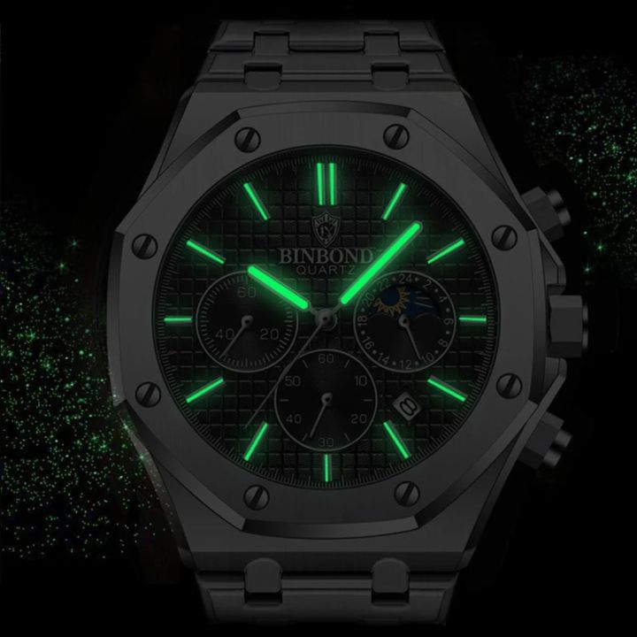 BINBOND%20Quality%20Men%20Watch%20Luxury%20High%20Man%20Quartz%20Wristwatch%20Waterproof%20Luminous%20Date%20Stainless%20Steel%20Men's%20Watches%20Casual%20Clock%20-%20Image%205