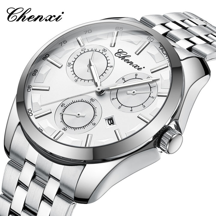Dawn%20Watch%20Men's%20Watch%20Fashion%20Business%20Men's%20Watch%20Three-Eyed%20Six-Hand%20Alloy%20Luminous%20Date%20Men's%20Watch%20-%20Image%202