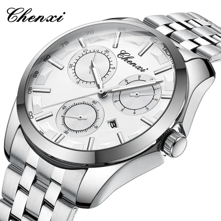 Dawn%20Watch%20Men's%20Watch%20Fashion%20Business%20Men's%20Watch%20Three-Eyed%20Six-Hand%20Alloy%20Luminous%20Date%20Men's%20Watch%20-%20Image%202