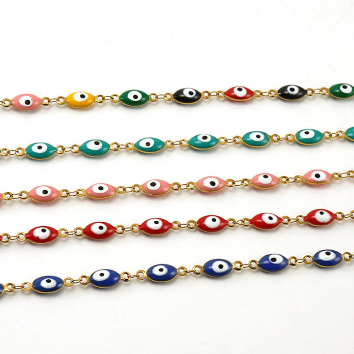 Custom%20Turkish%20Devil's%20Eye%20Stainless%20Steel%20Bracelet%20Women's%2018K%20Titanium%20Steel%20Eyes%20Evil%20Eye%20Bracelet%20Jewelry%20-%20Image%204