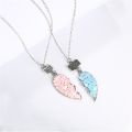 2pcs/set Best Friends Girls Friendship Pendant Necklace BFF Heart-shaped Couples Chain Gifts For Women. 