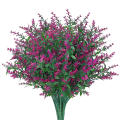 Fade-resistant Artificial flowers Exquisite Durable Non-toxic Plastic Lifelike Low maintenance UV resistant for Indoor decoration Outdoor landscaping Home garden Wedding decoration Office embellishment.